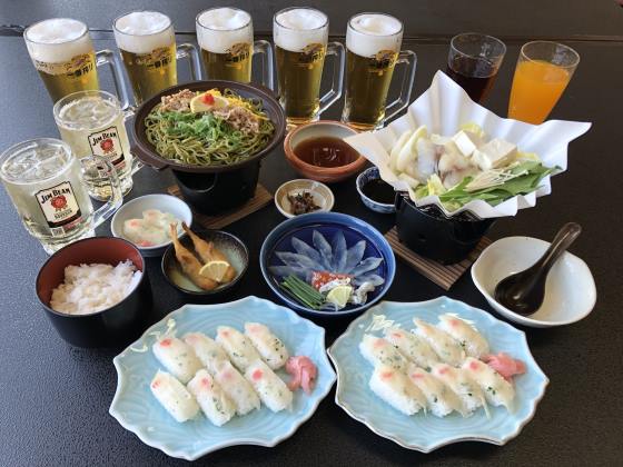 ふぐ寿司食べ放題